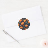 Rond Sticker à potiron d'Halloween (Enveloppe)