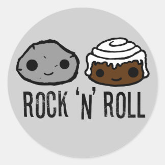 Rond Sticker à rouleaux Rock 'N'