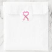 Rond Sticker à ruban rose survivant de 5 ans (Sac)