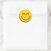 Rond Sticker à sourire tendance (Sac)