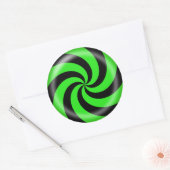 Rond Sticker à spirale pour Halloween (Enveloppe)