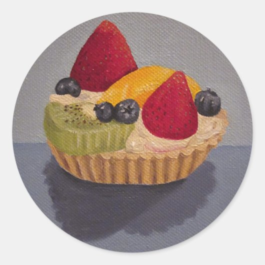 Rond Sticker à tarte aux fruits (Devant)