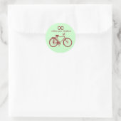 Rond Sticker À Vélo D'Infinité Miles Par Gallon (Sac)