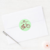 Rond Sticker À Vélo D'Infinité Miles Par Gallon (Enveloppe)