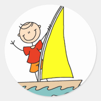 Rond Sticker à voile Figure
