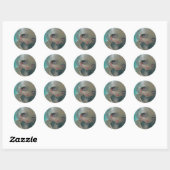 Rond Sticker "A Wistful Moment" (Feuille)