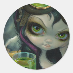 Rond Sticker "Absinthe Goggles"