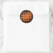 Rond Sticker Abstrait Art Round Mur (Sac)