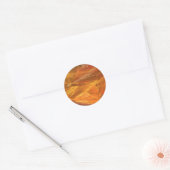 Rond Sticker Abstrait Fractal (Enveloppe)
