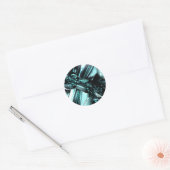 Rond Sticker Abstrait Splash Down (Enveloppe)