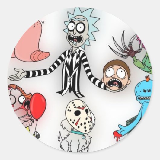 Rond sticker adesivo halloween (Devant)