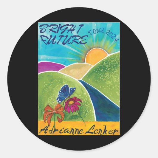 Rond Sticker Adrianne Lenker (Devant)