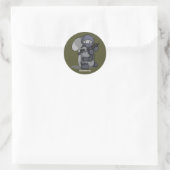 Rond Sticker agent SQRL (Sac)