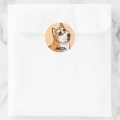Rond Sticker Akita (Sac)