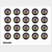 Rond Sticker Albert's Wild Ride (Feuille)