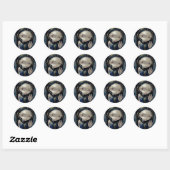 Rond Sticker "Alchimique Angel V" (Feuille)