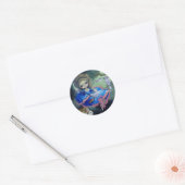 Rond Sticker "Alice in Fragonard's Swing" (Enveloppe)