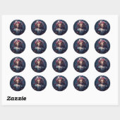 Rond Sticker Alice In Wonderland (Feuille)