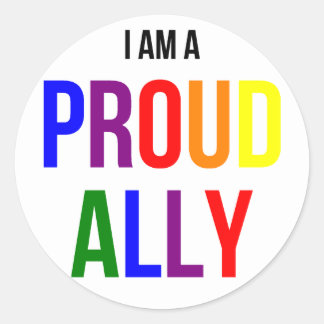 Rond Sticker Ally Fière