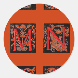 Rond Sticker Alphabet