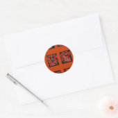 Rond Sticker Alphabet (Enveloppe)