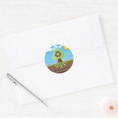 Rond Sticker Alpharetta Durable (Enveloppe)