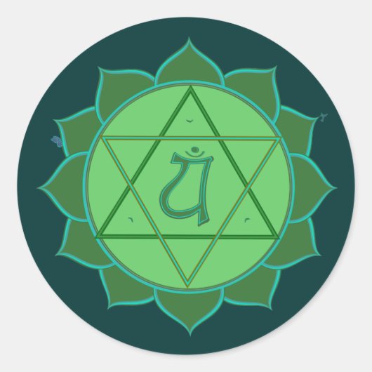 Rond Sticker Anahata Chakra (Devant)