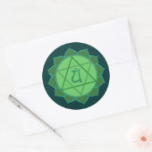 Rond Sticker Anahata Chakra (Enveloppe)