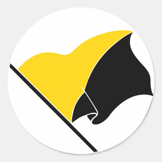 Rond Sticker Anarcho Capitalism (Devant)