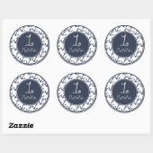 Rond Sticker Ancre 1 mois (Feuille)