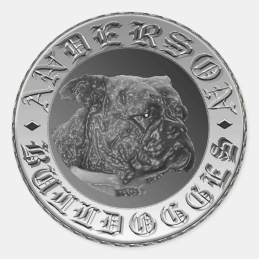 Rond Sticker Anderson Bulldogges/Decal (Devant)