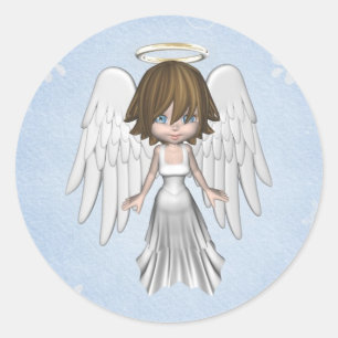Rond Sticker Angel