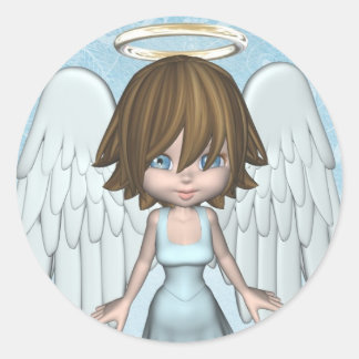 Rond Sticker Angel