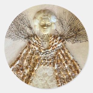 Rond Sticker Angel Blessings