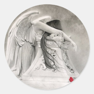 Rond Sticker Angel de plaie