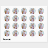 Rond Sticker Angel Gardien (Feuille)