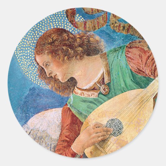 Rond Sticker Angel Inspirationnel (Devant)