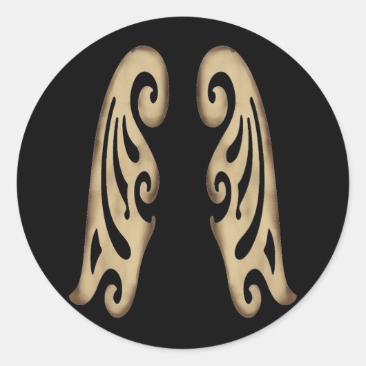 Rond Sticker Angel Wings (Devant)