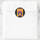 Rond Sticker Angela Davis (Sac)