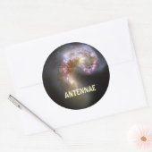 Rond Sticker Antennae Galaxy (Enveloppe)