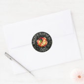 Rond Sticker anti-allergie des noix (Enveloppe)