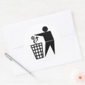 Rond Sticker anti-religion (Enveloppe)