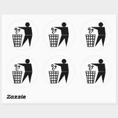 Rond Sticker anti-religion (Feuille)