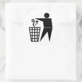 Rond Sticker anti-religion (Sac)
