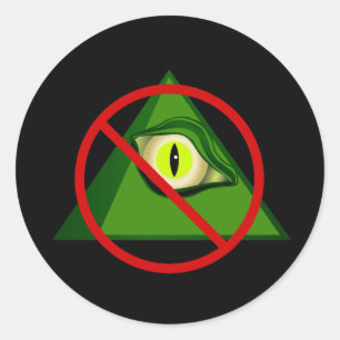 Rond Sticker anti-reptilien