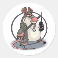 Sticker Anti-Snitch No Rats