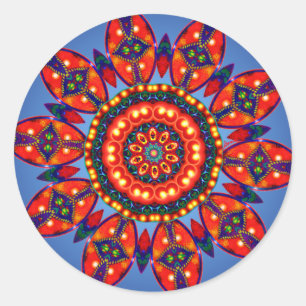 Rond Sticker Apache Star