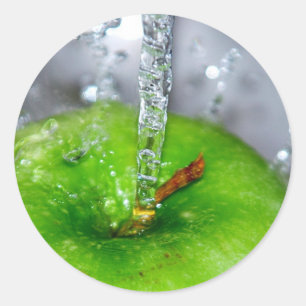 Rond Sticker Apple