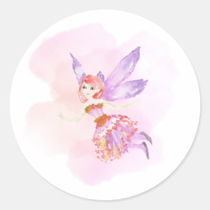 Rond Sticker "Aquarelle",