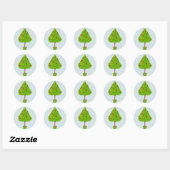 Rond Sticker Arbre des Coeurs (Feuille)